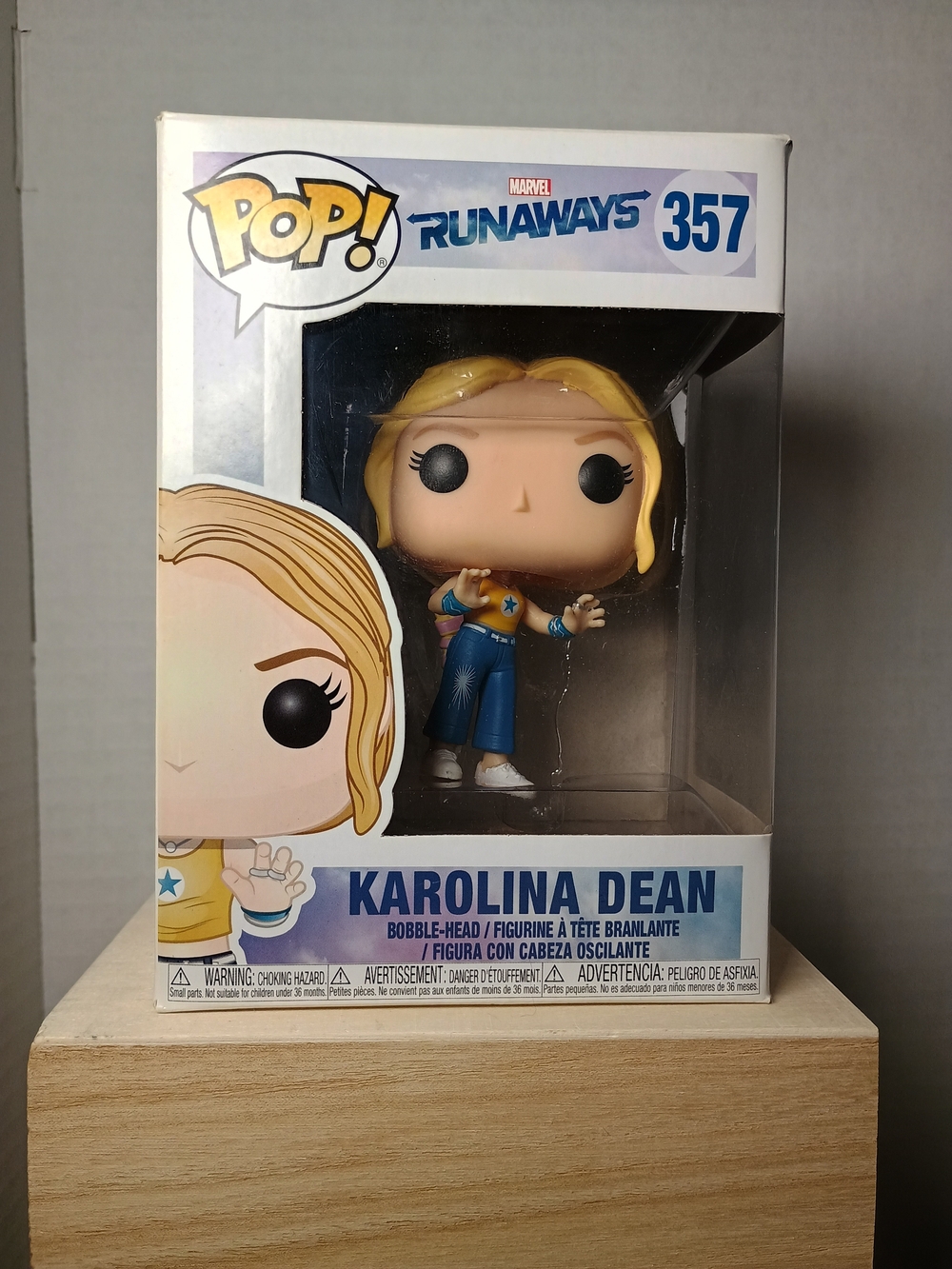 Funko Karolina Dean #357 Vinyl Figure in Blue & Yellow